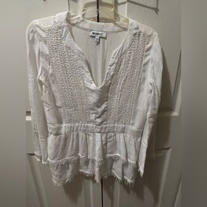 Final Price!! William Rast white blouse Size Small